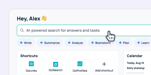 How to Enter a Search Query on the GoSearch AI Enterprise Search Dashboard