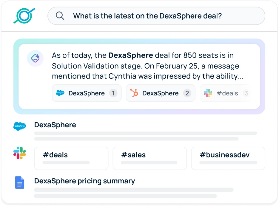 Glean alternative: GoSearch AI enterprise search