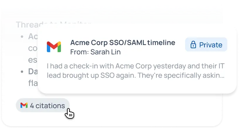 Personal data integrations